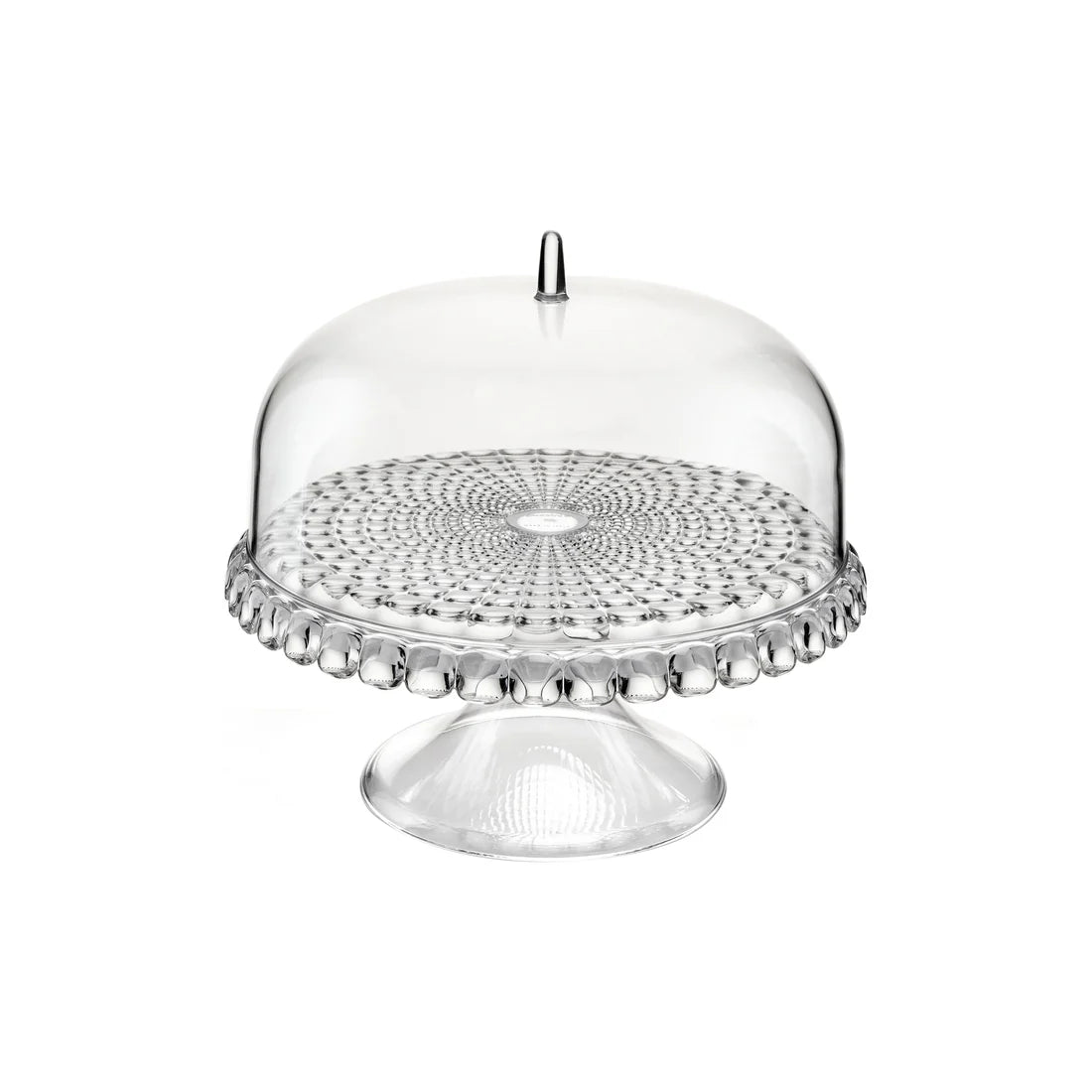 Guzzini ALZATA CON CAMPANA "TIFFANY" trasparente