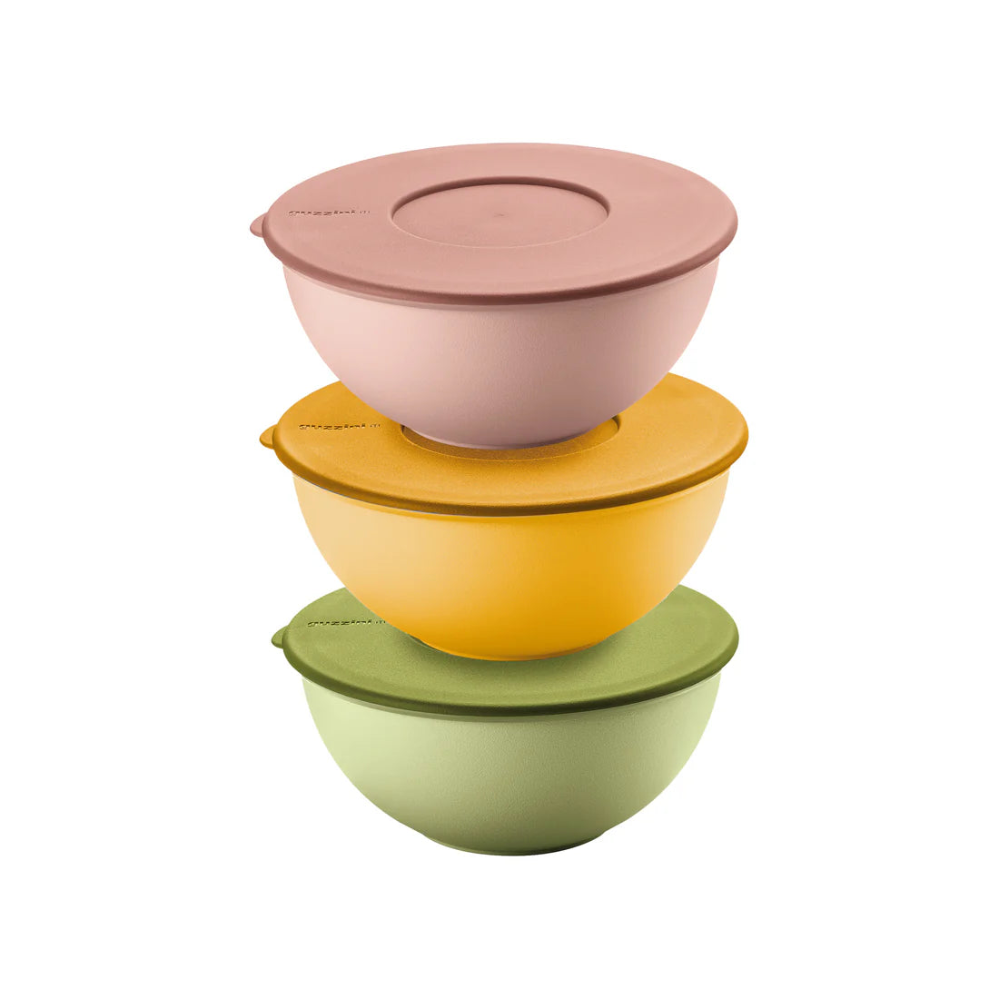 SET 3 CONTENITORI Ø16CM CON COPERCHIO 'EVERYWHERE BIO' "FOOD STORAGE"