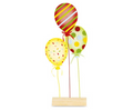3 PALLONC.FELTRO SU BASE LEGNO H.540MM