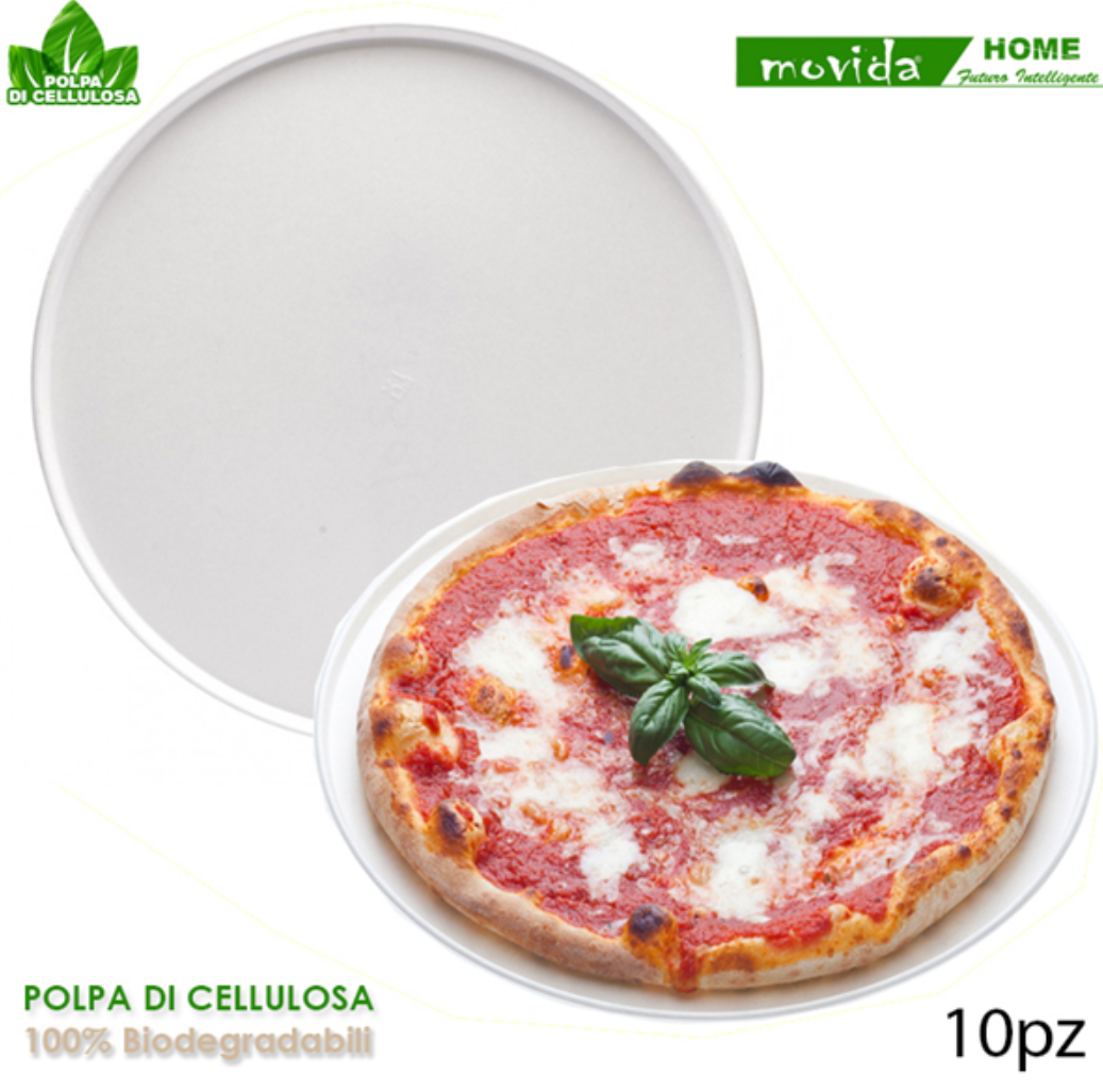 PIATTI BIO E PIZZA CM 33 10PZ XXL