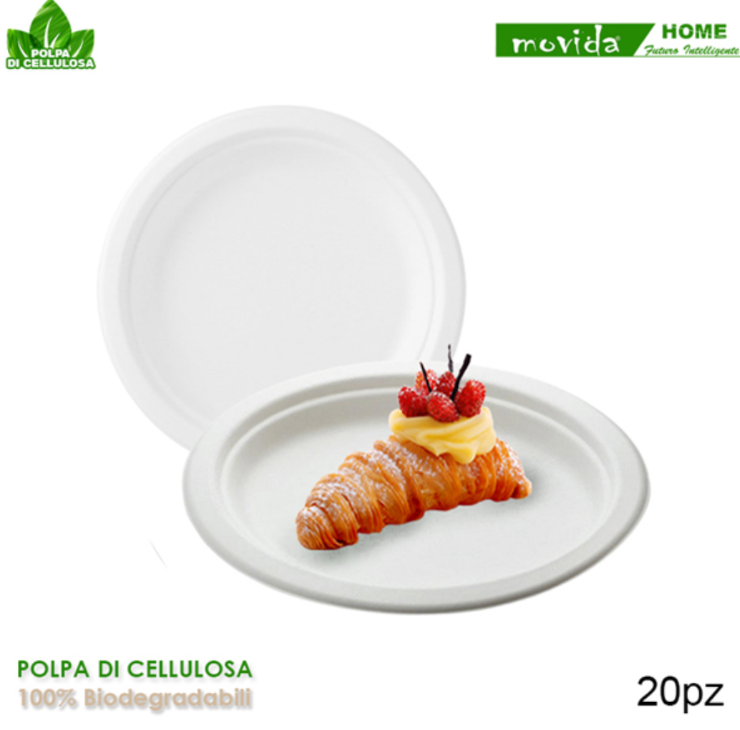 PIATTI BIO FRUTTA CM.18 20 PEZZI