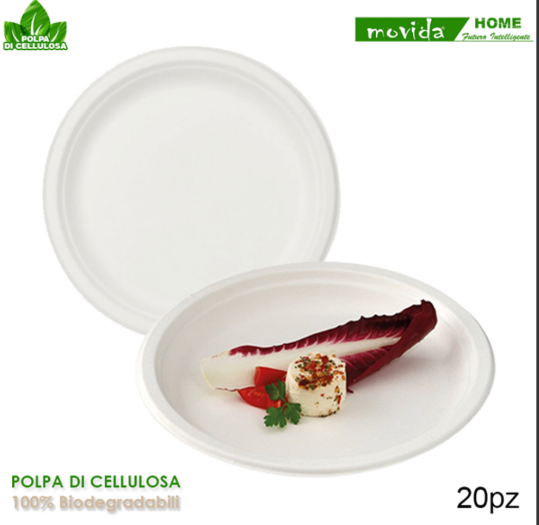 PIATTI BIO PIANO CM.23 20 PEZZI