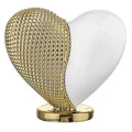 Bongelli cuore bicolore 10×9 bianco