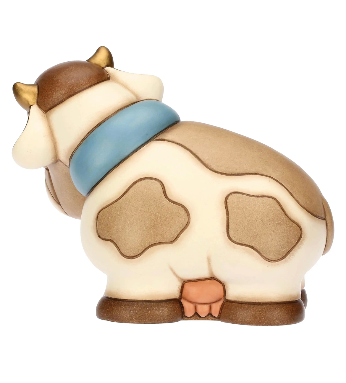 Mucca Gigliola in ceramica, grande