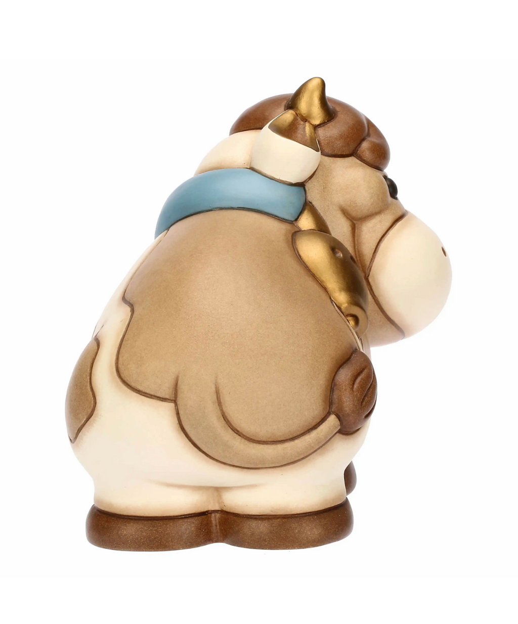 Mucca Gigliola in ceramica, grande