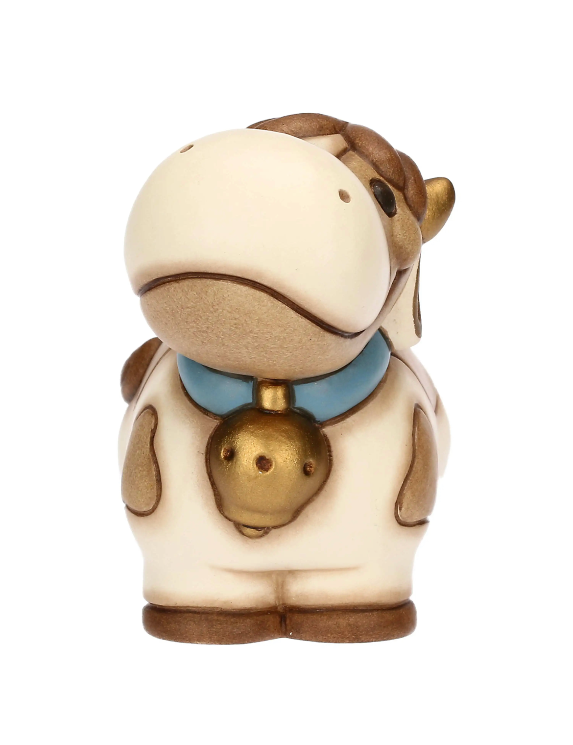 Mucca Gigliola in ceramica, piccola