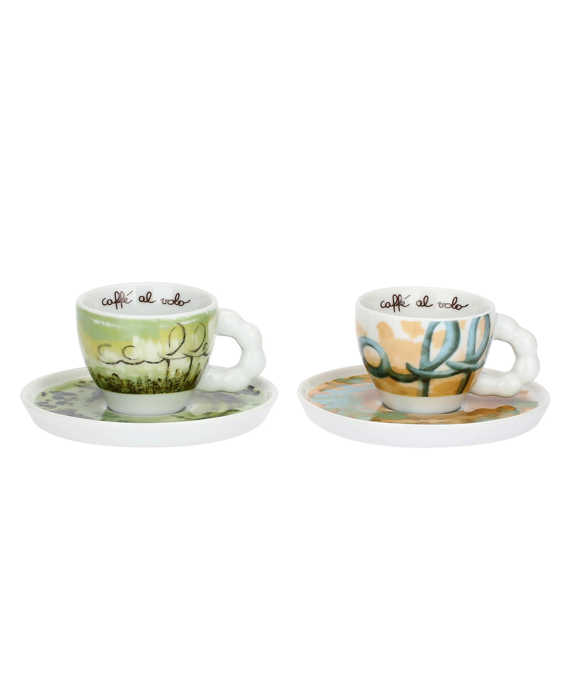 Set 2 tazze medie con piattino, Vogliadi