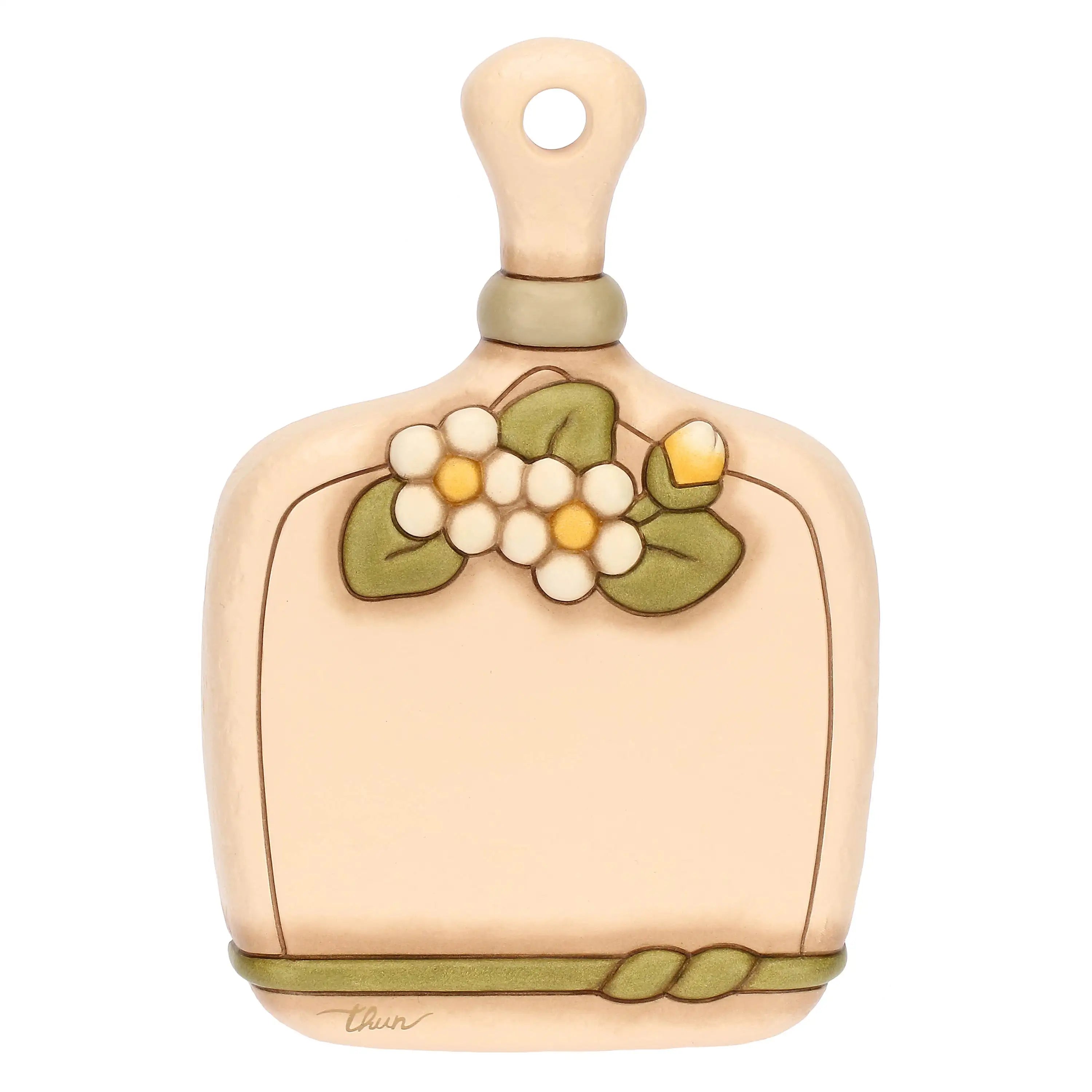 Thun Tagliere decorativo in ceramica da parete Country Bloom