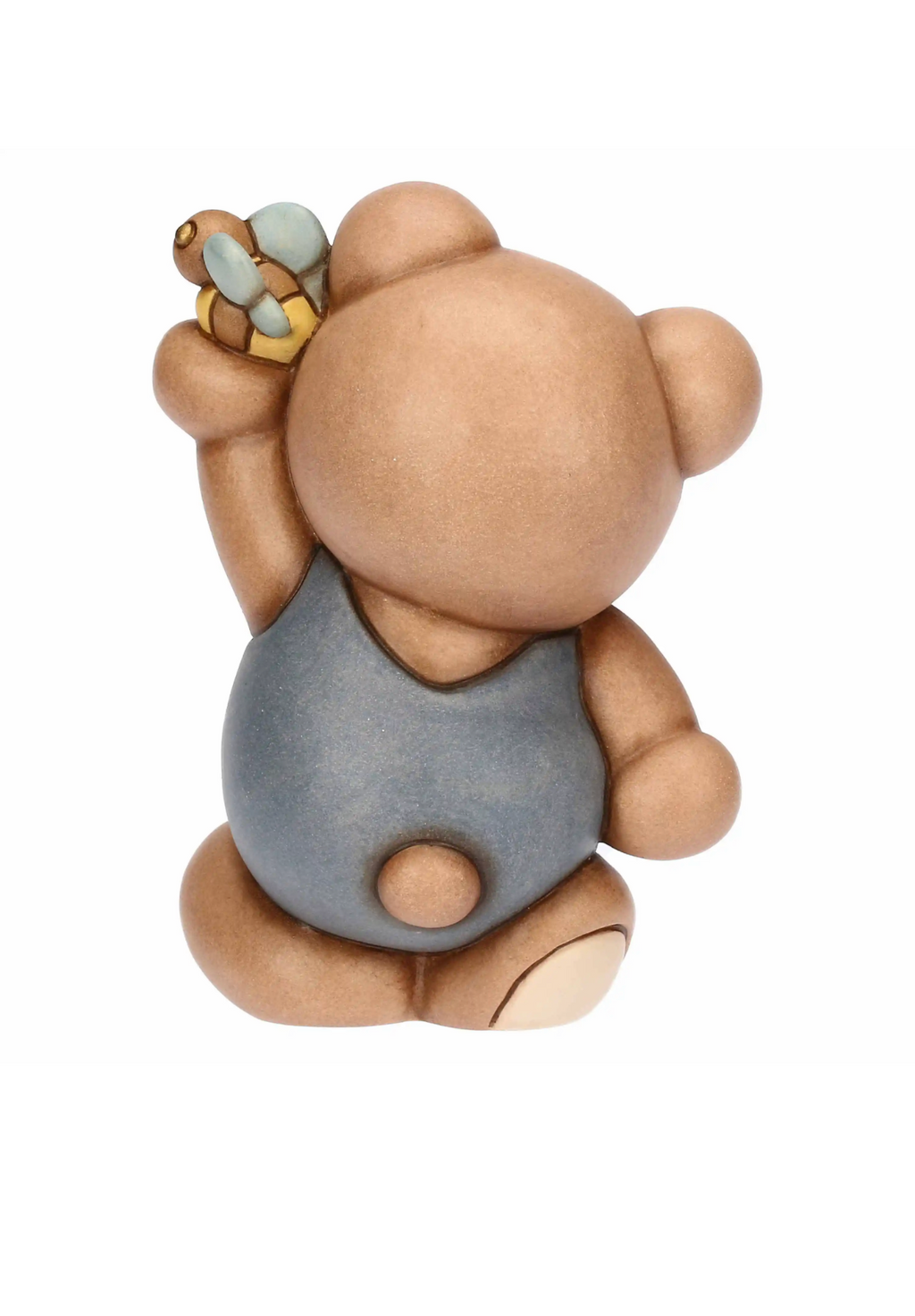 Teddy primavera con ape in ceramica, medio