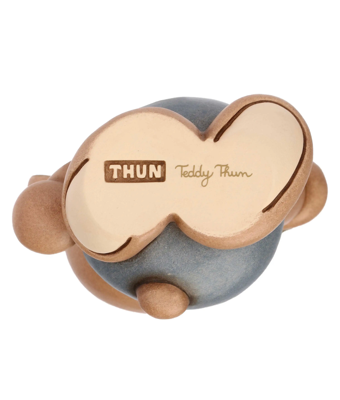 Teddy primavera con ape in ceramica, medio