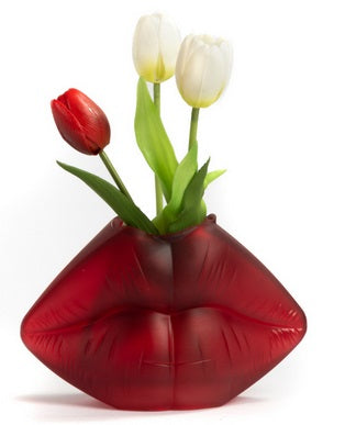 Vaso Labbra rosso